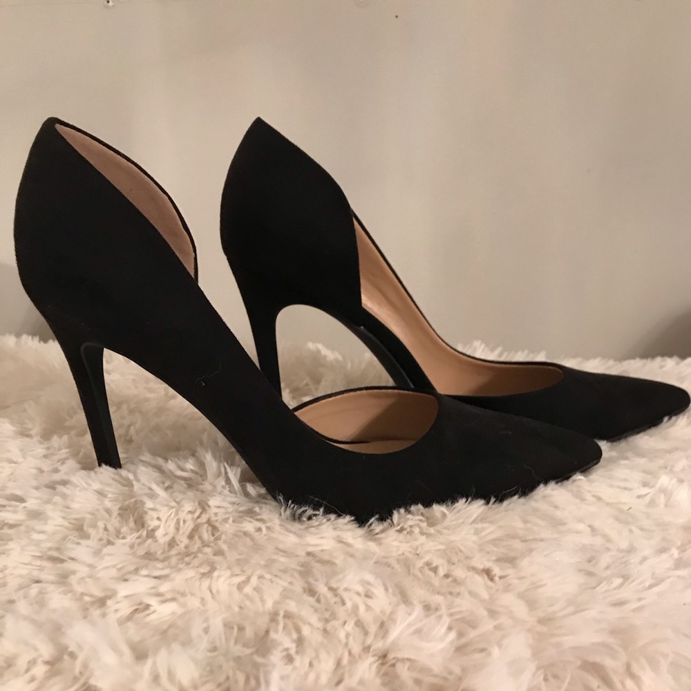 Black JustFab 4 inch heels